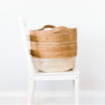 Fair Trade Tutul Two-Tone Basket – Large