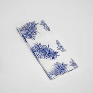 Fair Trade Bottlebrush Organic Cotton Napkin Set of 6 – Blue