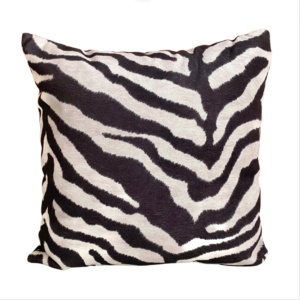 Zebra Velvet Cushion – Small