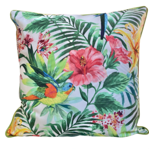 Outdoor Cushion Parrot Print