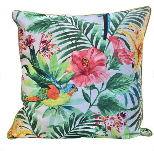Parrot Print Outdoor Cushion