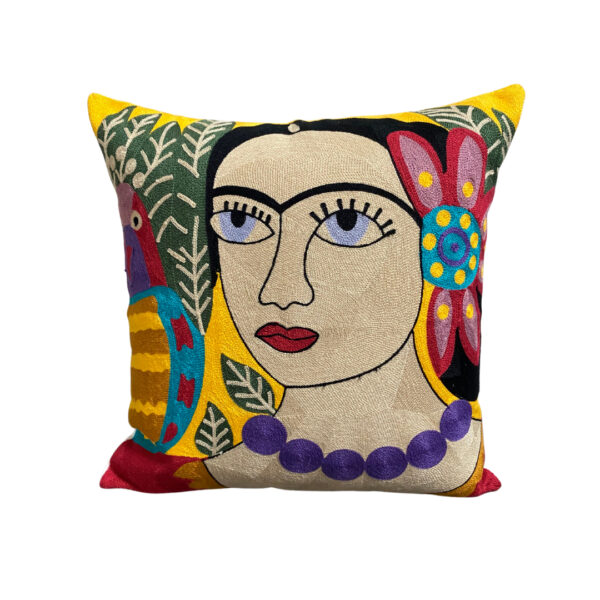 Frida Kahlo Iconic Mexican painter cushion